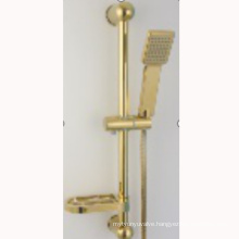 High Quality European Wall-mounted Gold Slide Bar For Shower Set